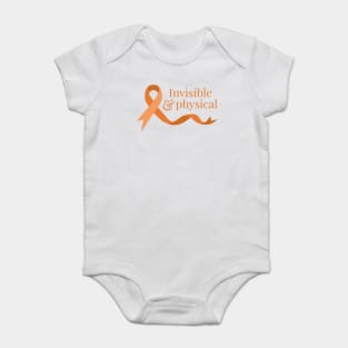 Invisible & Physical (Orange) Baby Bodysuit